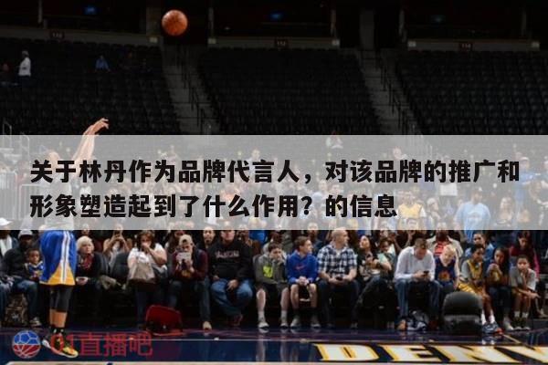 关于林丹作为品牌代言人，对该品牌的推广和形象塑造起到了什么作用？的信息 第1张